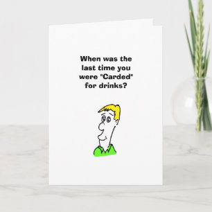 Humourous Birthday Card