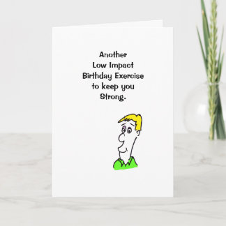 Humourous Birthday Card