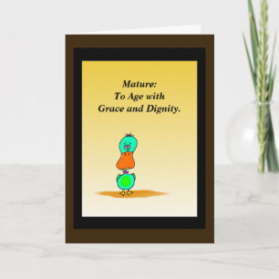 Humourous Birthday Card