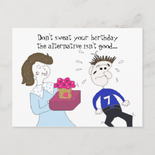 Humourous Birthday Greeting Postcard