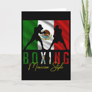 Humourous Boxing Mexican Sparring Kickboxing Kickb Card