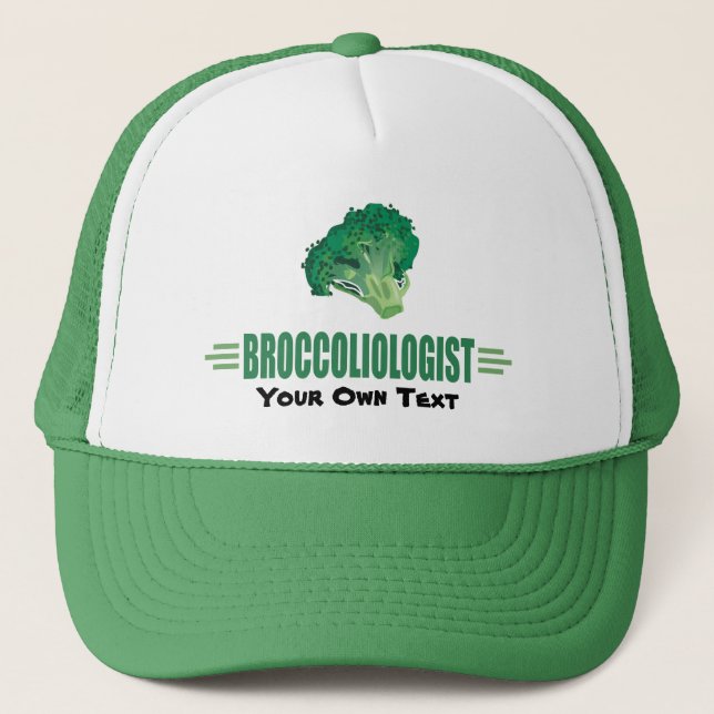 Humourous Broccoli Trucker Hat (Front)