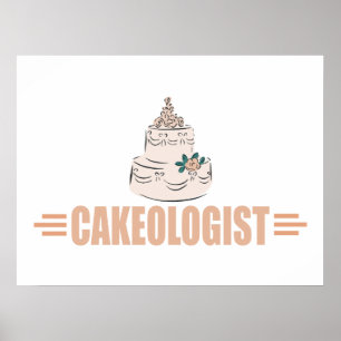 Humourous Cake Decorating Poster