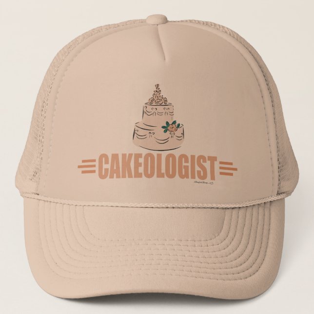 Humourous Cake Decorating Trucker Hat (Front)