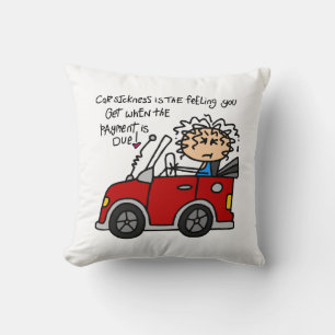 Humourous Car Sickness Cushion