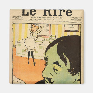 Humourous cartoon magnet