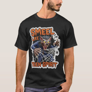 Humourous cartoon werewolf with SMELL LIKE TEEN SP T-Shirt