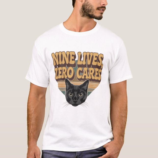 Humourous Cat Lover T-Shirt (Front)