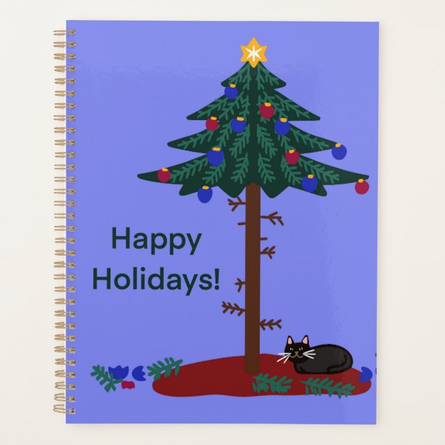 Humourous Cat Notebook  Planner (Front)