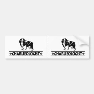 Humourous Cavalier King Charles Spaniel Bumper Sticker