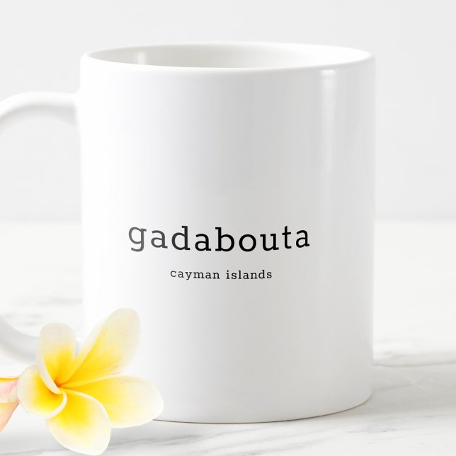Humourous Caymanian Dialect Gadabouta Coffee Mug (Creator Uploaded)