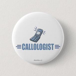 Humourous Cell Phone 6 Cm Round Badge