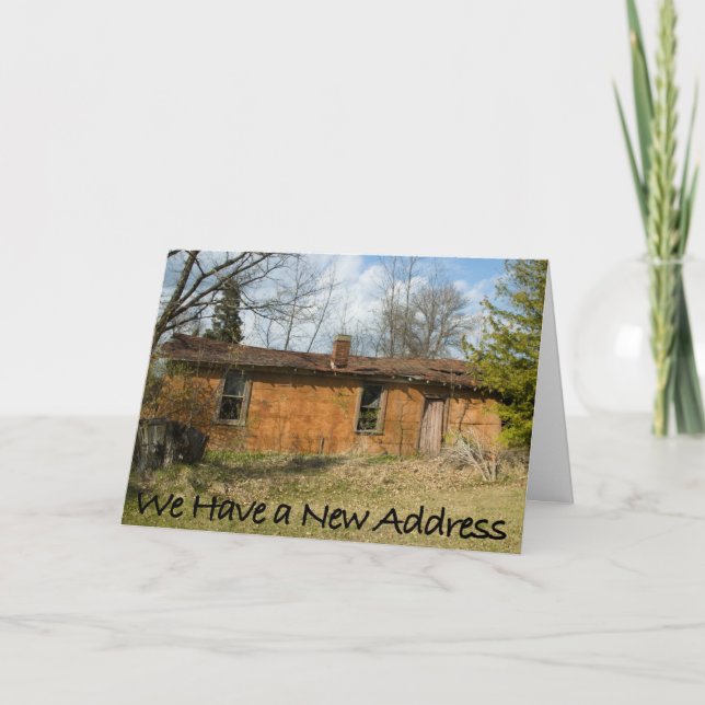 Humourous Change of Address Card (Front)