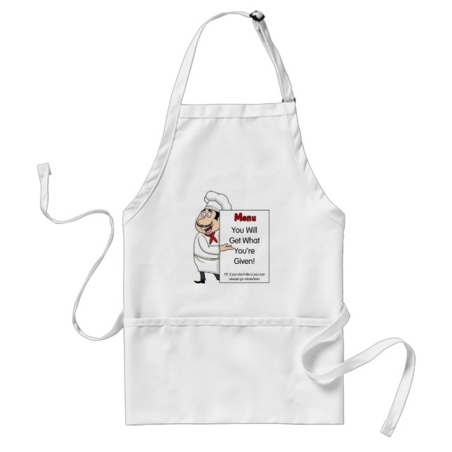 Humourous Chef Apron (Front)