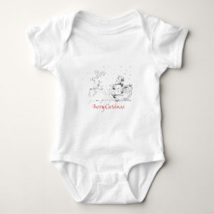 humourous Christmas gift Baby Bodysuit