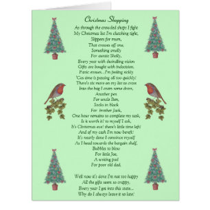 humourous christmas poem robin and xmas tree big