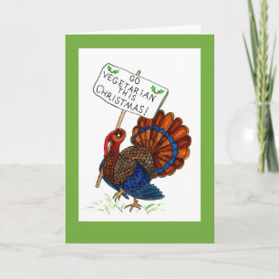 Humourous Christmas Turkey Greeting Card