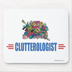 Humourous Clutter Mouse Pad