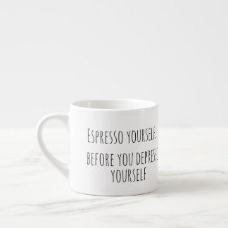 Humourous Coffee Pun Espresso Cup
