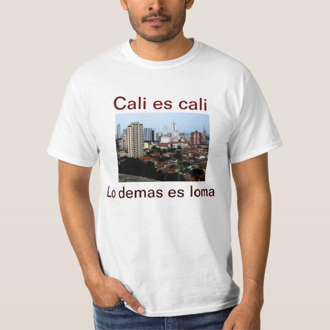 Humourous Colombian Saying Men's T Shirt (Front)