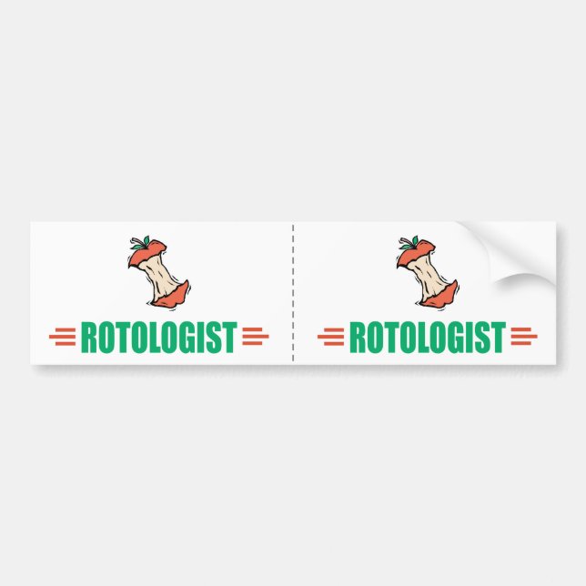 Humourous Compost Bumper Sticker (Front)