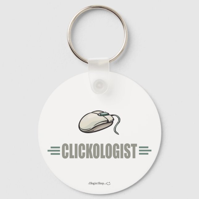 Humourous Computer Key Ring (Front)