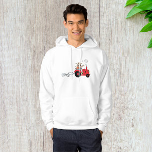 Humourous Country Farmer Tractor Cartoon Hoodie