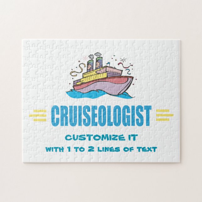 Humourous Cruise Ship Jigsaw Puzzle (Horizontal)