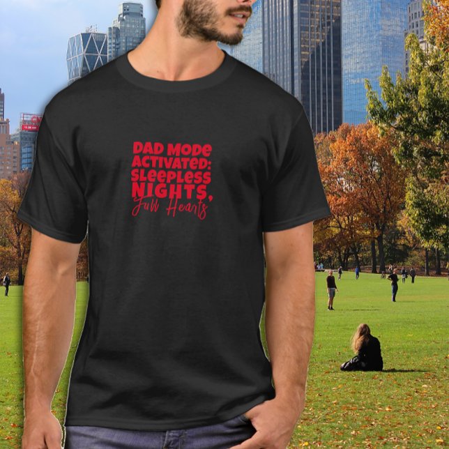 Humourous Dad Presents Black Letter T-Shirt (Creator Uploaded)