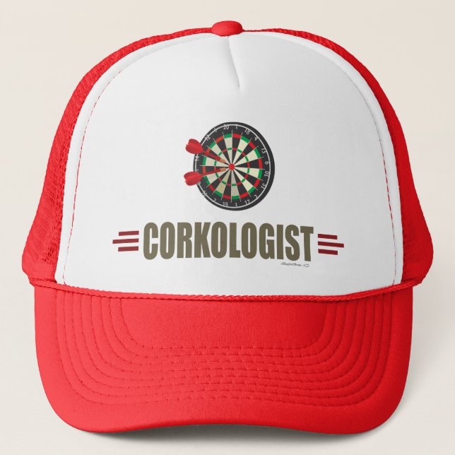 Humourous Darts Trucker Hat (Front)