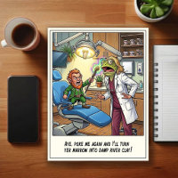 Humourous Dentist Office Cartoon