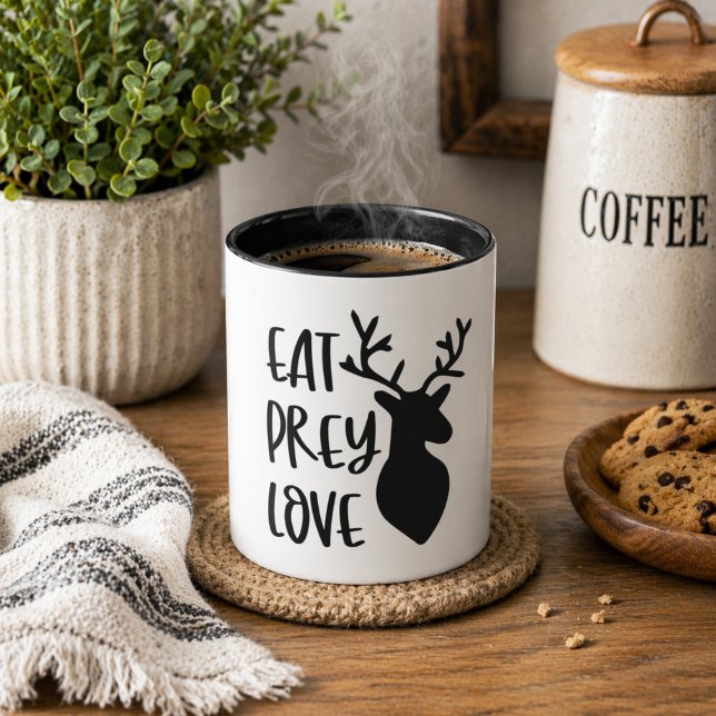 Humourous Eat Prey Love  Mug (Creator Uploaded)