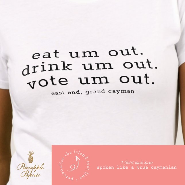 Humourous Elections Voting Minimalistic Personalis T-Shirt (Creator Uploaded)