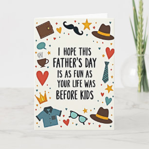Humourous Fathers Day Icons Card