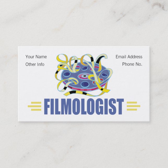 Humourous Film Business Card (Front)