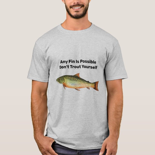 Humourous Fisherman's T-Shirt (Front)