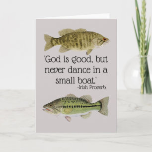Humourous Fishing Card