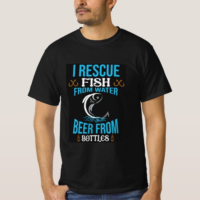 Humourous Fishing T-Shirt (Front)