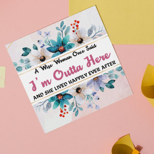 Humourous Funny Leaving Cards for Coworker, Photo