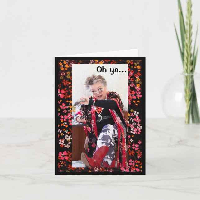 Humourous Gal Card (Front)