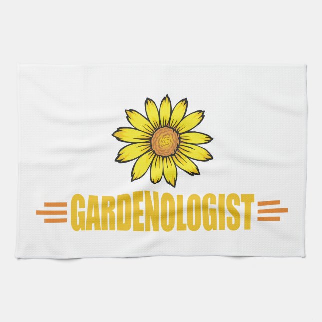 Humourous Gardener Tea Towel (Horizontal)