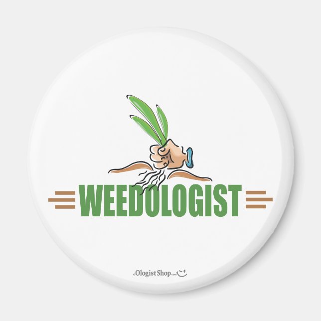 Humourous Gardening Magnet (Front)