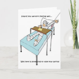 Humourous Get Well Card