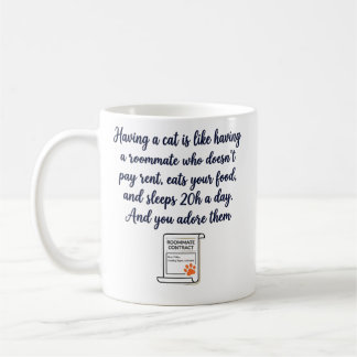 Humourous Gift for Cat Owners Coffee Mug