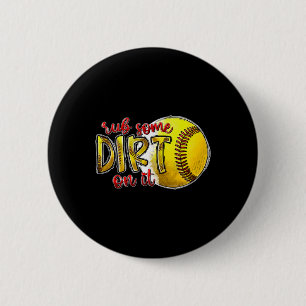 Humourous Gifts For Sports Loving Families Rub Som 6 Cm Round Badge