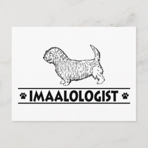 Humourous Glen of Imaal Terrier Postcard