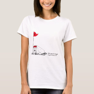 Humourous Golfing Dog T-Shirt