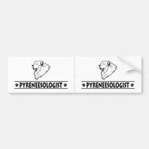 Humourous Great Pyrenees Bumper Sticker