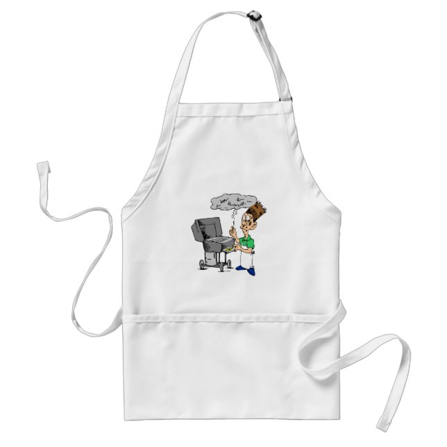 Humourous Grill Gifts Funny BBQ Cookout Barbecue Standard Apron (Front)