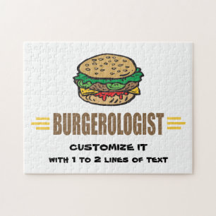 Humourous Hamburger Jigsaw Puzzle